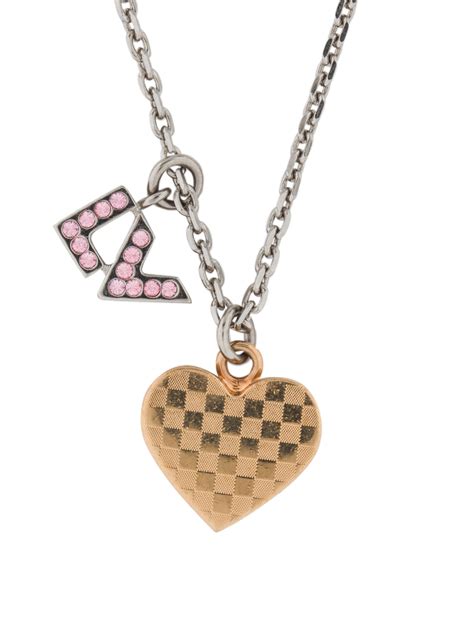 Louis Vuitton heart necklace